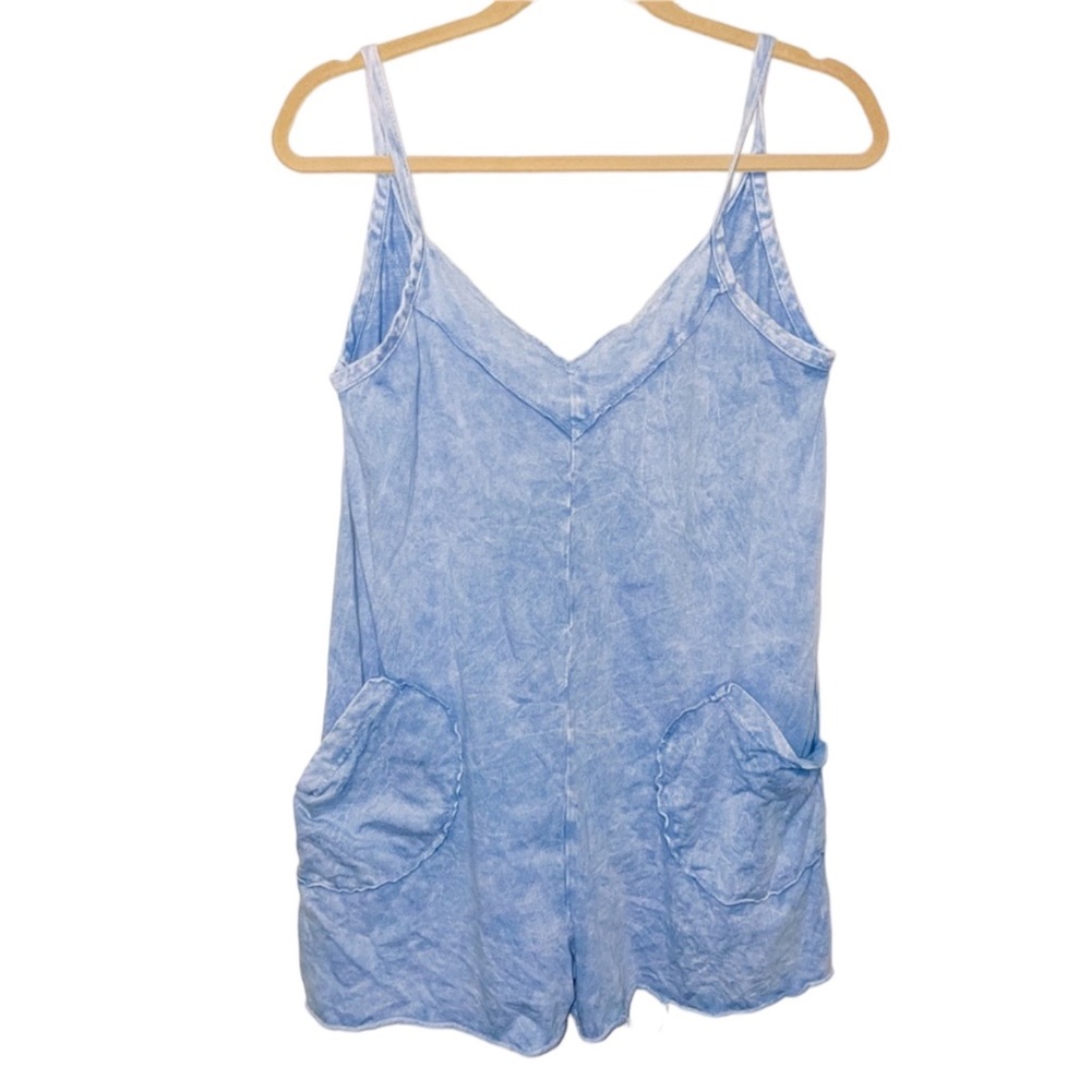 Final Touch Blue Oversized Shapeless Romper